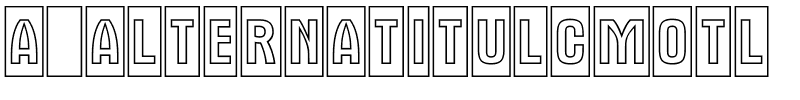 a_AlternaTitulCmOtl.ttf Font conversion image