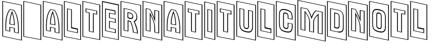 a_AlternaTitulCmDnOtl.ttf Font conversion image