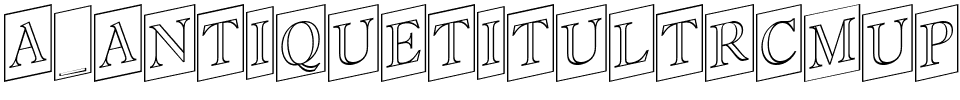 a_AntiqueTitulTrCmUpOtl.ttf Font conversion image