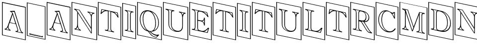 a_AntiqueTitulTrCmDnOtl.ttf Font conversion image