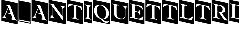 a_AntiqueTtlTrdCmDn.ttf Font conversion image