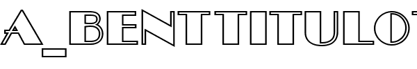 a_BentTitulOtl.ttf Font conversion image