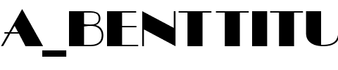 a_BentTitul.ttf Font conversion image