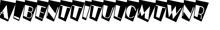 a_BentTitulCmTwNr.ttf Font conversion image