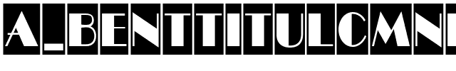 a_BentTitulCmNr.ttf Font conversion image