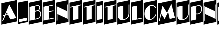 a_BentTitulCmUpNr.ttf Font conversion image