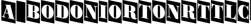 a_BodoniOrtoNrTtlCmDn.ttf Font conversion image