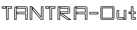 TANTRA-Outline.otf Font conversion image