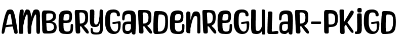 AmberyGardenRegular-PKjGd.ttf Font conversion image