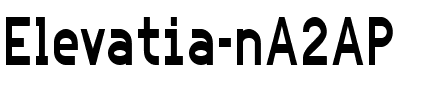 Elevatia-nA2AP.ttf Font conversion image