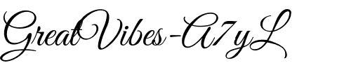 GreatVibes-A7yL.otf Font conversion image
