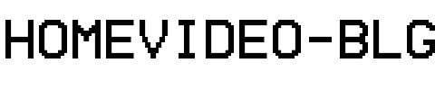 HomeVideo-BLG6G.ttf Font conversion image