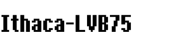 Ithaca-LVB75.ttf Font conversion image